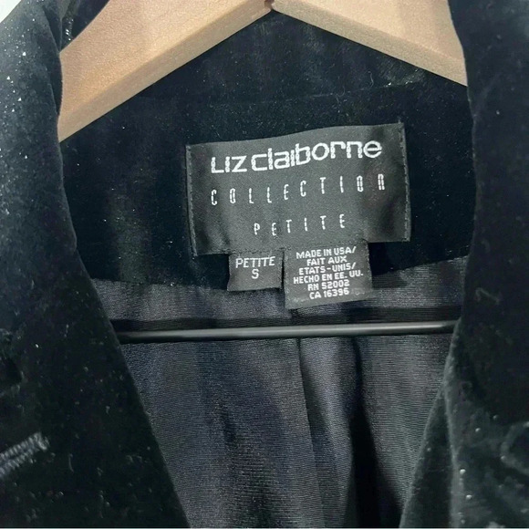 Liz Claiborne Black Shimmer Jacket - Picture 3 of 5